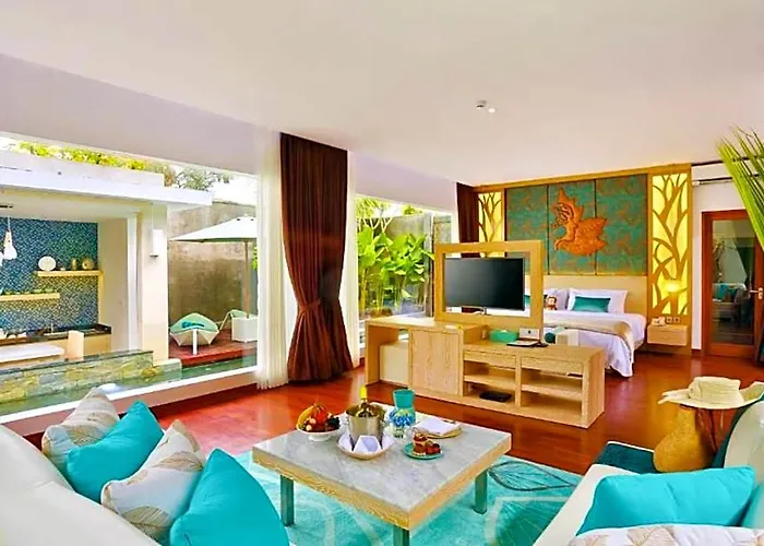 ホテル Luxury 3 Bedroom Private Pool Jimbaran Ne07a